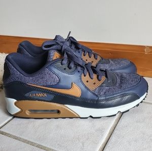 nike air max 90 wool thunder blue